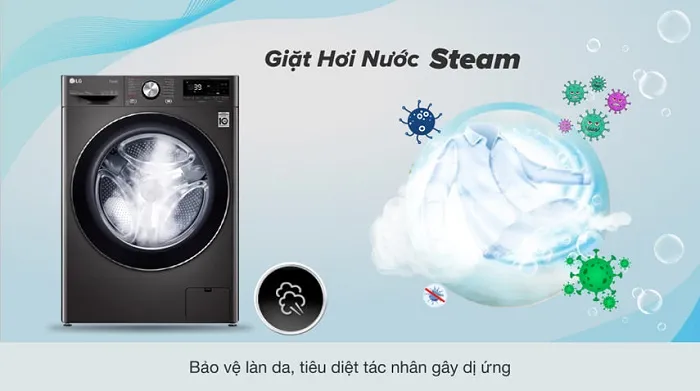 Diệt vi khuẩn tới 99,9% với công nghệ Steam